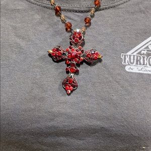 Red Cross necklace